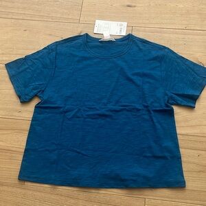Athleta essential slub tea size extra small teal
